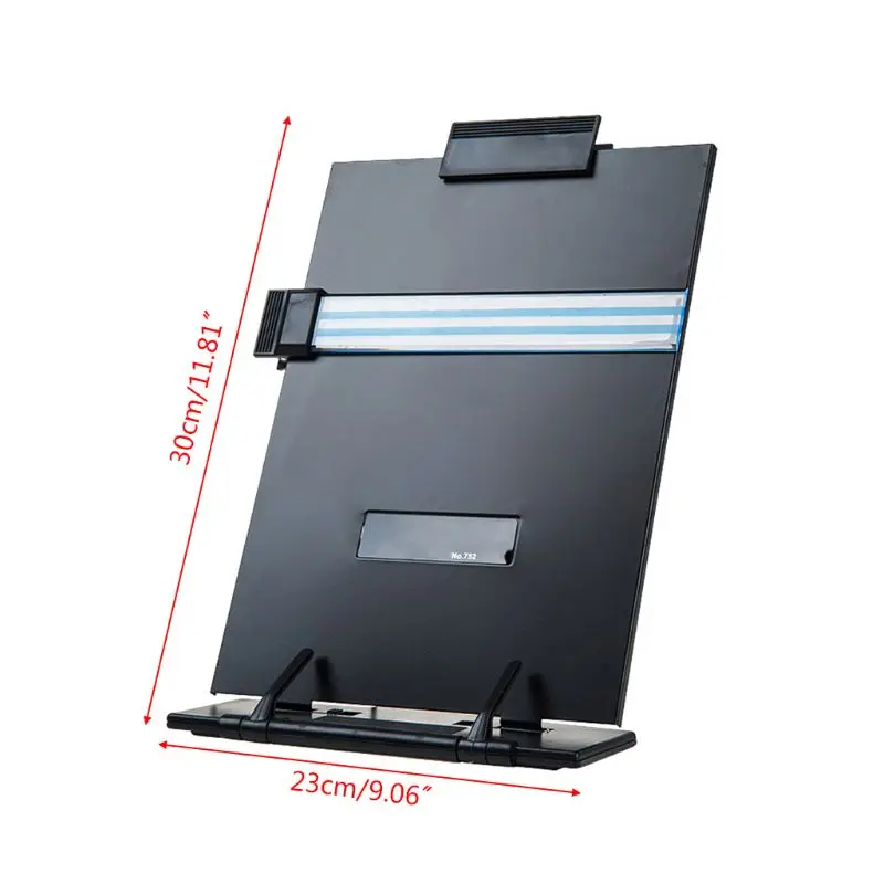 

Metal Adjustable Computer Document Holder Book Rack Stand Reading Typing Frame Q6PA
