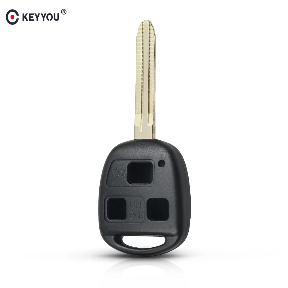 KEYYOU 20 шт. для Toyota Rav4 Prado Avensis Avalon Ehco Land Cruiser Camry дистанционный ключ Корпус брелок