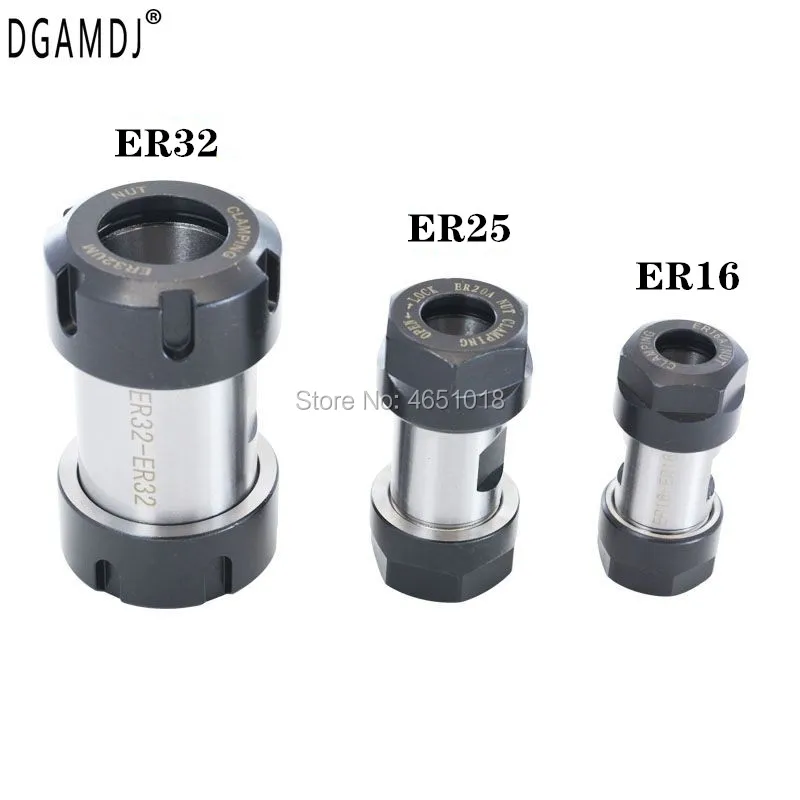 

ER11 ER16 ER20 ER25 ER32 double-head motor shaft Spring chuck motor shaft extension rod spindle lathe tool