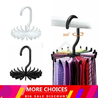 360%c2%b0rotating multi functional adjustable tie rack silk scarf hanger organizer hook scarf for wardrobe closet storage shelf