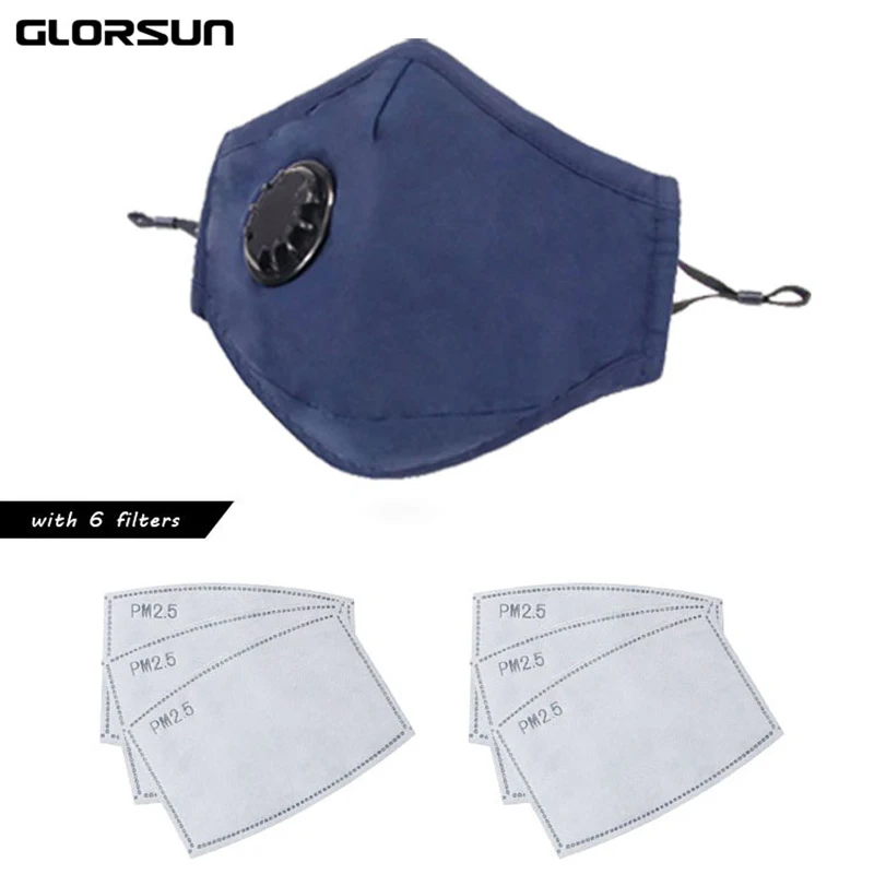 002BA01306 GLORSUN здоровая милая детская маска PM 2,5 Анти-пыль активированный хлопок анти-дымка маска угольный фильтр рот муфельные маски для лица для защиты от гриппа n95 - Цвет: 002BA01306