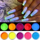 Объемная светится в темноте порошок 10 г долговечная светящаяся в темноте пудра для ногтей флуоресцентный светящийся порошок