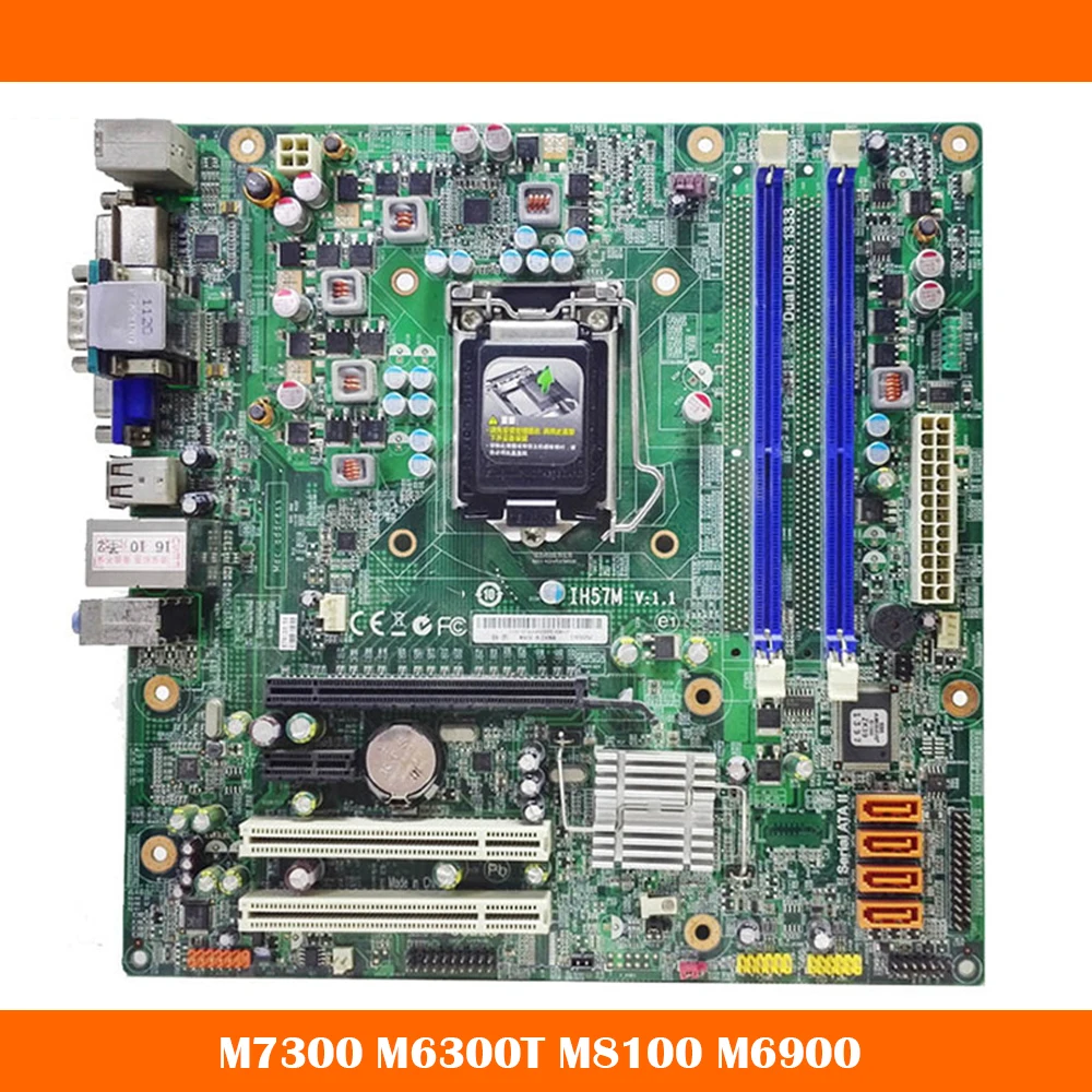 

Настольная материнская плата для Lenovo M7300 M6300T M8100 M6900 IH57M V1.1 материнская плата полностью протестирована