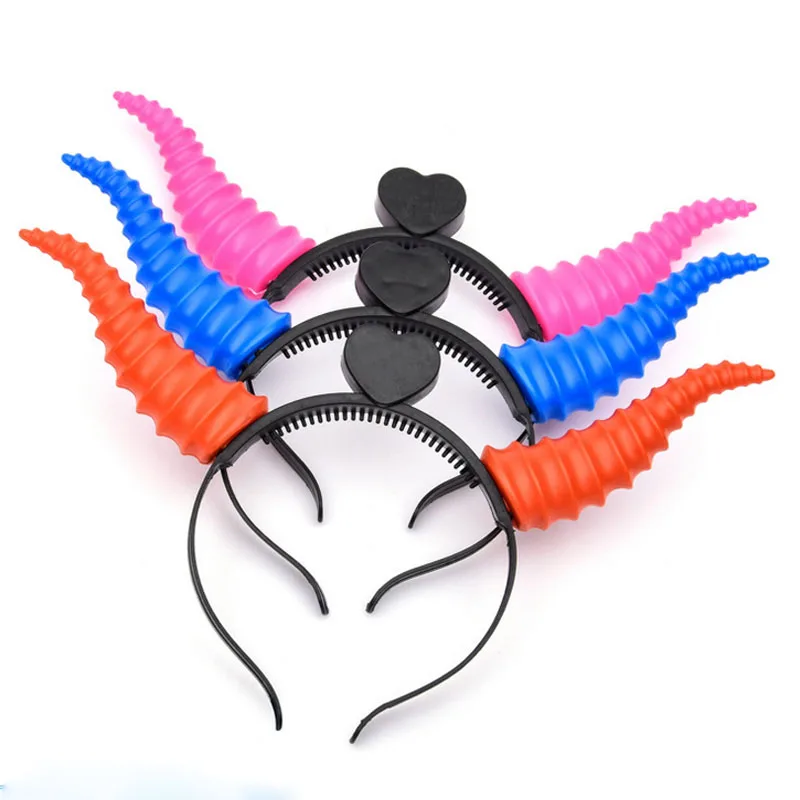 Светящиеся ободки для волос Хэллоуин светящиеся товары вечеринок горячая