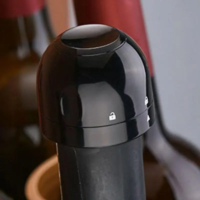 

Leak-proof Vacuum Red Wine Bottle Cap Stop Silicone Sealed Champagne Bottle Stopper Vacuum Retain Freshness Wine Plug Bar Tools