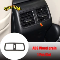 abs wood grain for honda cr v crv accessories 2012 2016 car back rear air condition outlet vent frame cover trim car styling