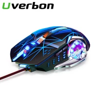 wired gaming mouse gamer mause computer ergonomic silent usb mouse with cable rgb backlight led 3600 dpi mice for laptop pc