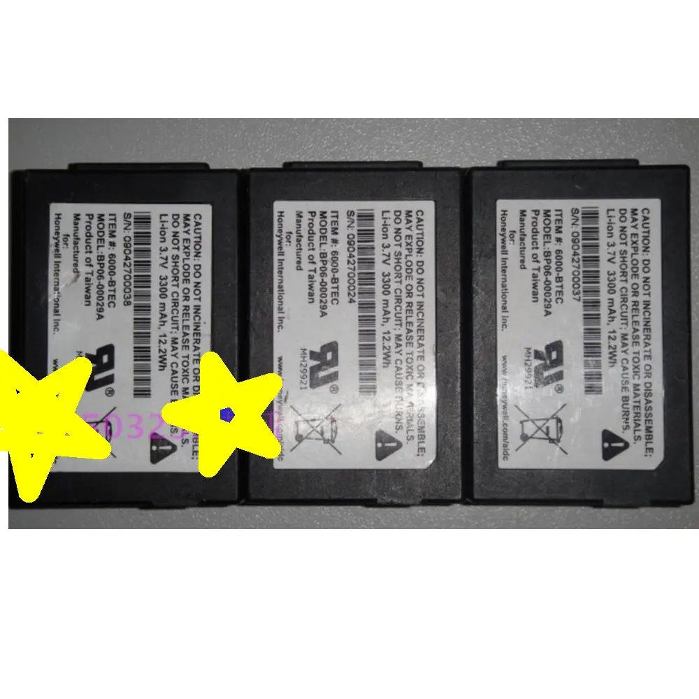 Б/у Аккумуляторы для HHP Honeywell Dolphin 6100 6000 BTSC HOMEYWELL BP06 00029A/00028B 6500 mah 2200 v|Аккумуляторы
