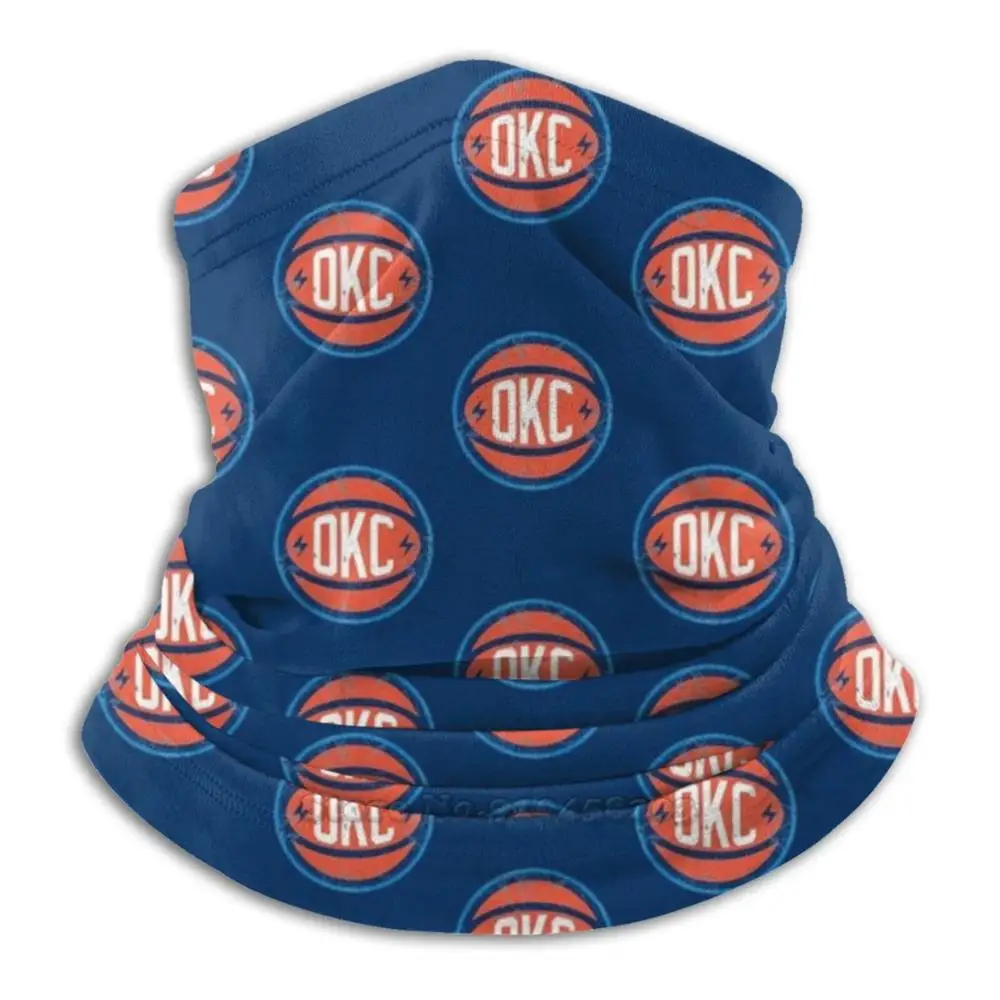 

Okc Retro Ball-Navy 1 Microfiber Neck Warmer Bandana Scarf Face Mask Mvp Pg Pg13 Pg 13 Paul George Paul George Okc City Thunder