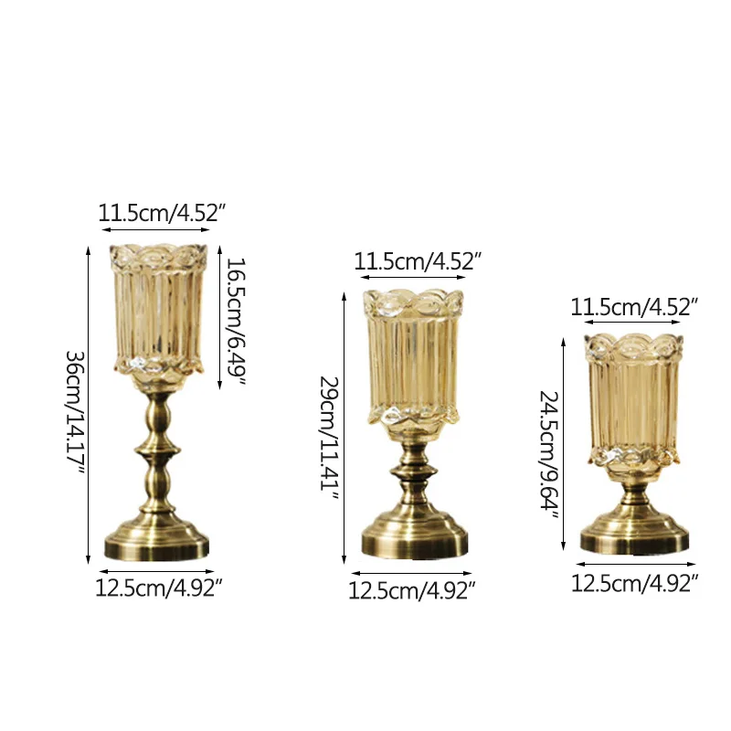 Европейский винтажный дизайн хрустальная ваза сухие вазы для цветов антикварные