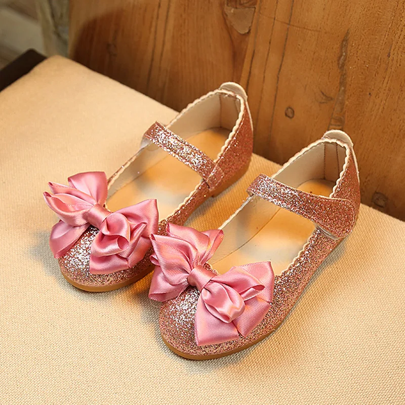 2019 весенние платья для девочек с цветами Туфли в стиле Принцесса маленьких детей