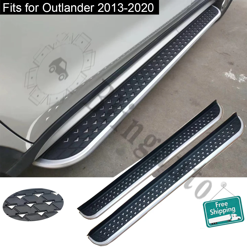 

Подходят для M.itsubishi Outlander 2013-2020, 2 шт., левая и правая подножка, боковые подножки, балка nerf, автомобильная педаль, боковая лестница