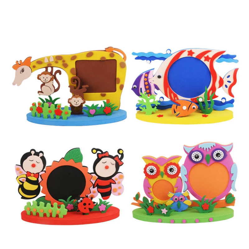 3 d сцена фоторамка EVA наклейки ручной работы дошкольного образования DIY