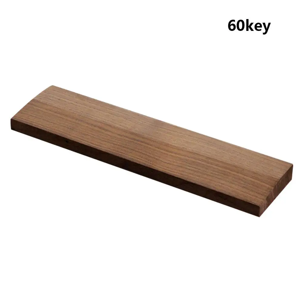 brown 60key Высокое качество деревянный механическая клавиатура подушечка под запястье опора для запястий Pad для механической клавиатуры - Цвет: brown 60key