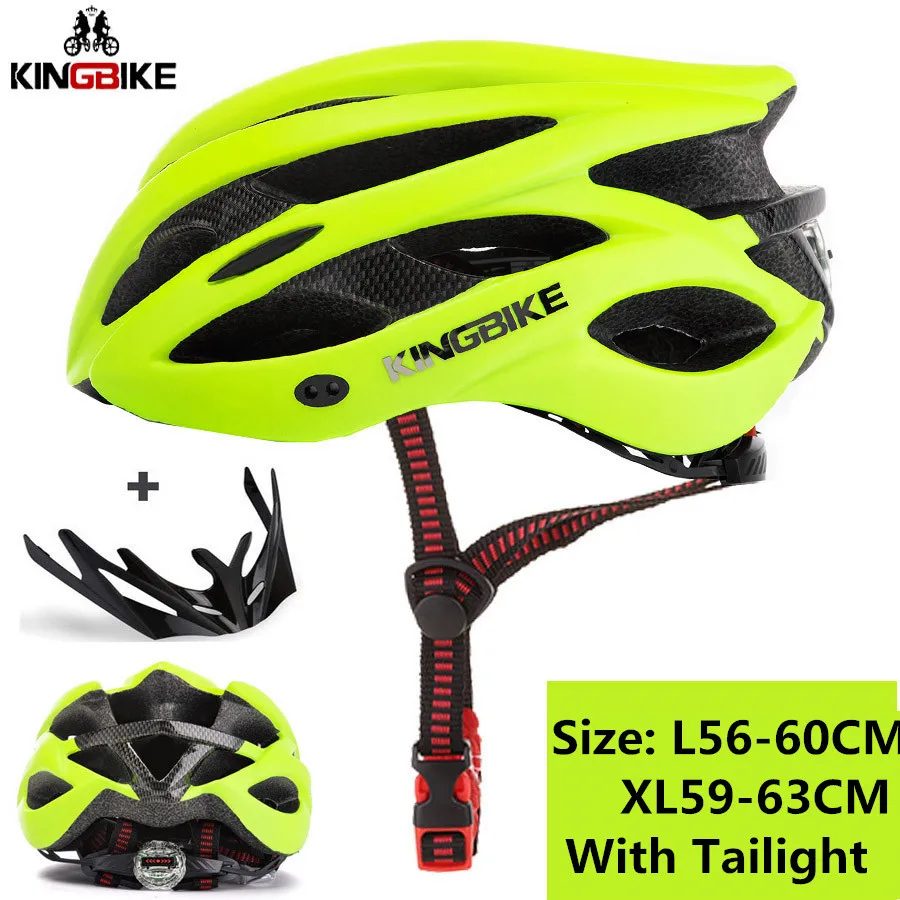 R-629-green KINGBIKE Сверхлегкий велосипедный шлем MTB велосипедный шлем для мужчин и женщин велосипедный шлем Caschi Ciclismo Capaceta защитные шлемы - Цвет: R-629-green