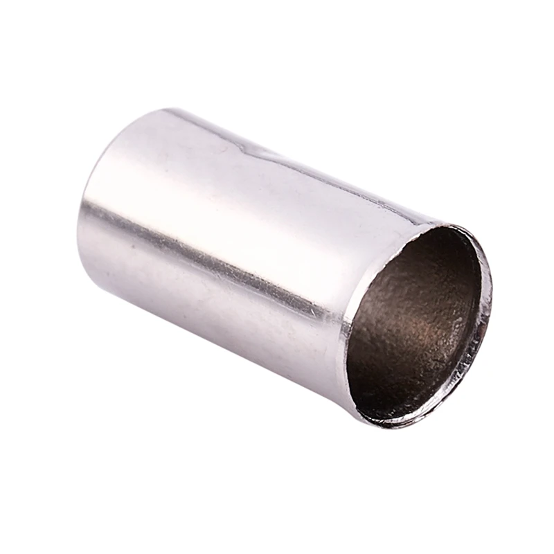 100 шт Гейнс кабель Крышка фиксирующая Тормозная скорость 5 мм Металл Серебро для