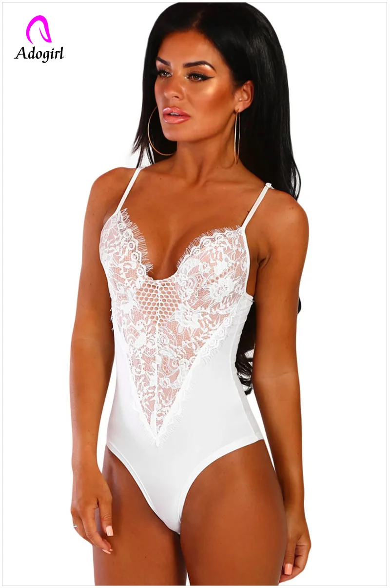 

Black Lace Bodysuit Women Langerie Backless Transparent Sexy Body Jumpsuit Rompers 2019 Catsuit Bodysuits Slim Overalls Femme