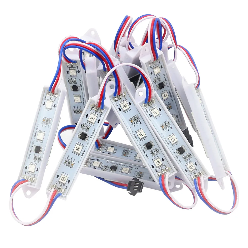 WS2811 2811 чип SMD 5050 3 светодиодных модуля освещения IP68 Водонепроницаемые