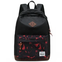 men backpack lightweight oxford daykpack school bag fashion printng laptop travel bags shoulder bookbags camouflage black