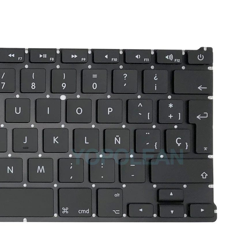 Клавиатура A1369 A1466 для Macbook Air 13 дюймов сменная с испанской раскладкой 5 шт. 2011 2012 2013
