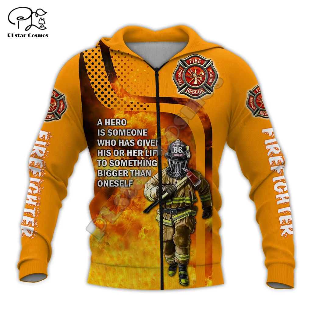 

PLstar Cosmos 3DPrint FireFighter Firemen Fire Hero Harajuku Cozy Streetwear NewFashion Funny Zip/Hoodie/Sweatshirt Men/Women C2