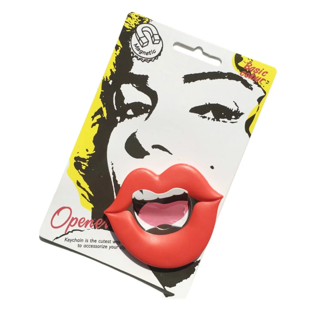 Marilyn Monroe Lips-Opener Beer Bottle Opener Fridge magnet Rubber Coated Stainless Steel. | Дом и сад