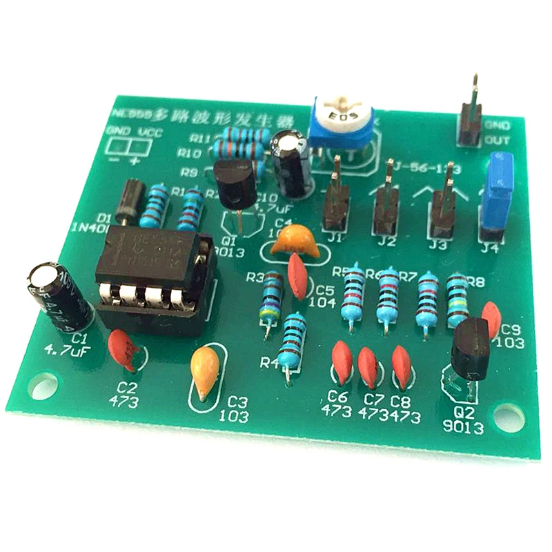 

1Set Sine Triangle Square Wave Ne555 Multi-channel Waveform Generator Module Diy Kit