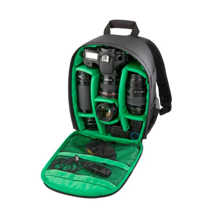 Popular digital double shoulder camera bag outdoor waterproof SLR bag camera bag photography Backpack camera bag