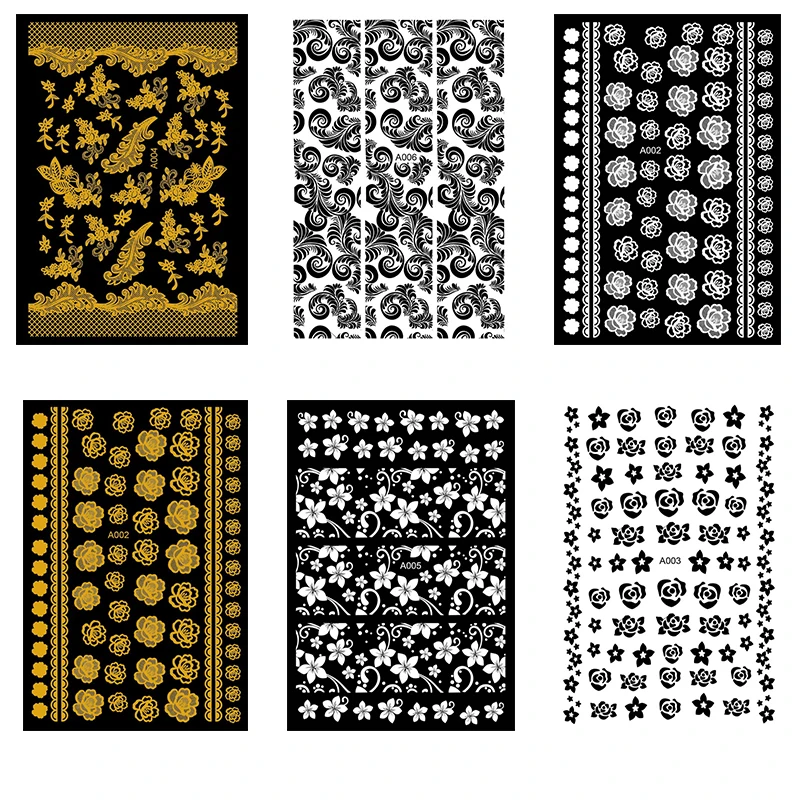 1 шт Слайдеры для ногтей Рождественские 3D наклейки Рождественская елка