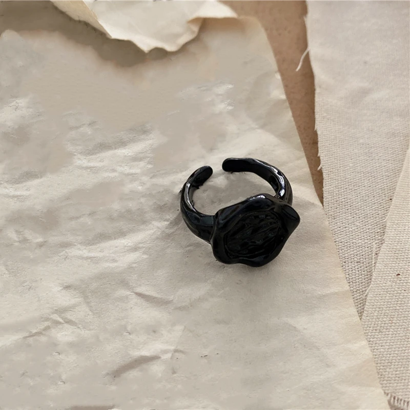 

Bilandi Fashion Jewelry Metal With Coating Ring Irregular Geometric Hot Selling Popular Women Finger Ring For Girl Lady Gift