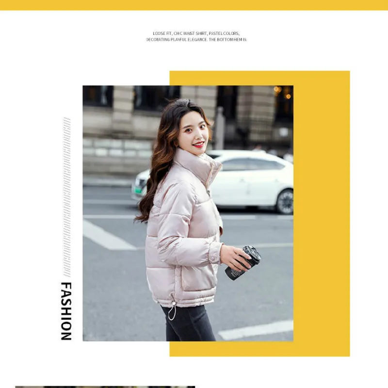 

2020 Hong Kong Trends Little Man Winter Jacket Japanese Cotton Coat Bread Clothes Korean Style Loose Thick Cotton Coat Women