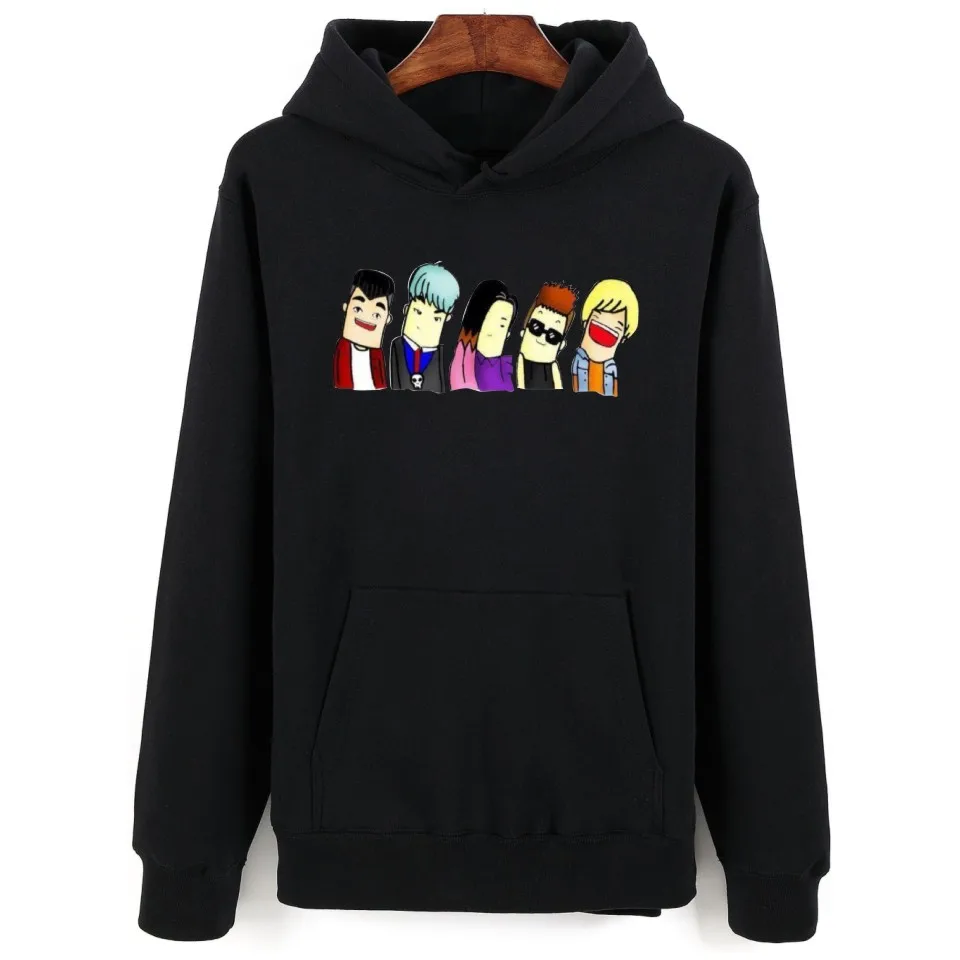 Толстовка Bigbang с принтом для мужчин и женщин повседневная кофта капюшоном Gdragon