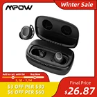 Беспроводные наушники Mpow M30 Plus, TWS, Bluetooth 5,0, время воспроизведения 100 Ч, защита iPX8, зарядка USB-C, для iPhone, Xiaomi