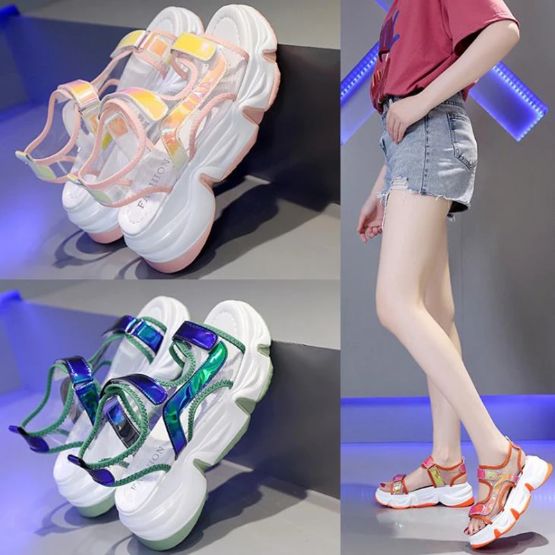 Женские спортивные сандалии Новинка лета 2020 Корейская версия универсальная