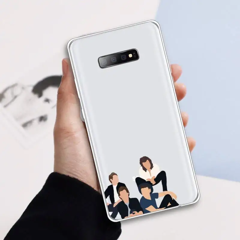 

One Direction Louis Tomlinson Phone Case Transparent For Samsung Galaxy A 71 21s S note 8 9 10 plus 20 ultra