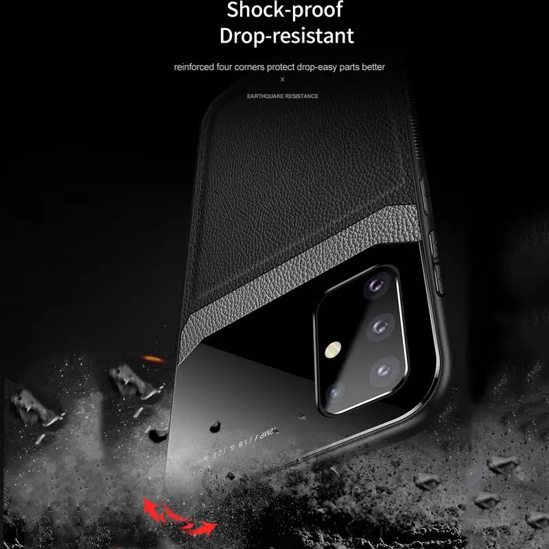 Кожаный зеркальный чехол для Samsung Galaxy A51 A71 A50 A70 A30 A20 A10 S20 S10 Plus Ultra S9 S8 Note 10 9 8 A7 2018