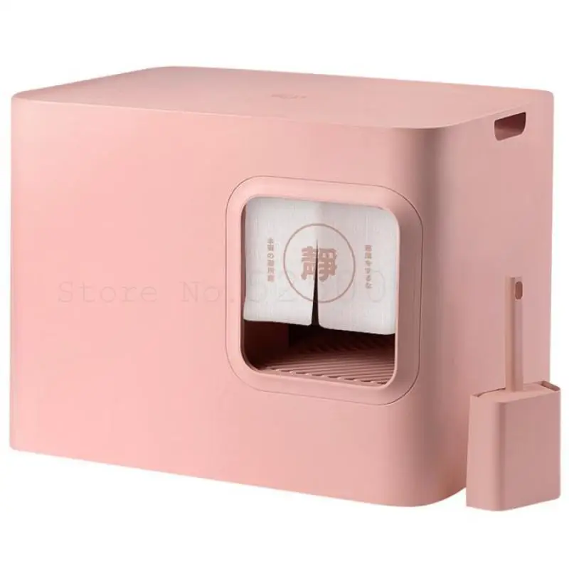 Полностью закрытый туалет для кошачьего туалета дезодорирующий сверхбольшой