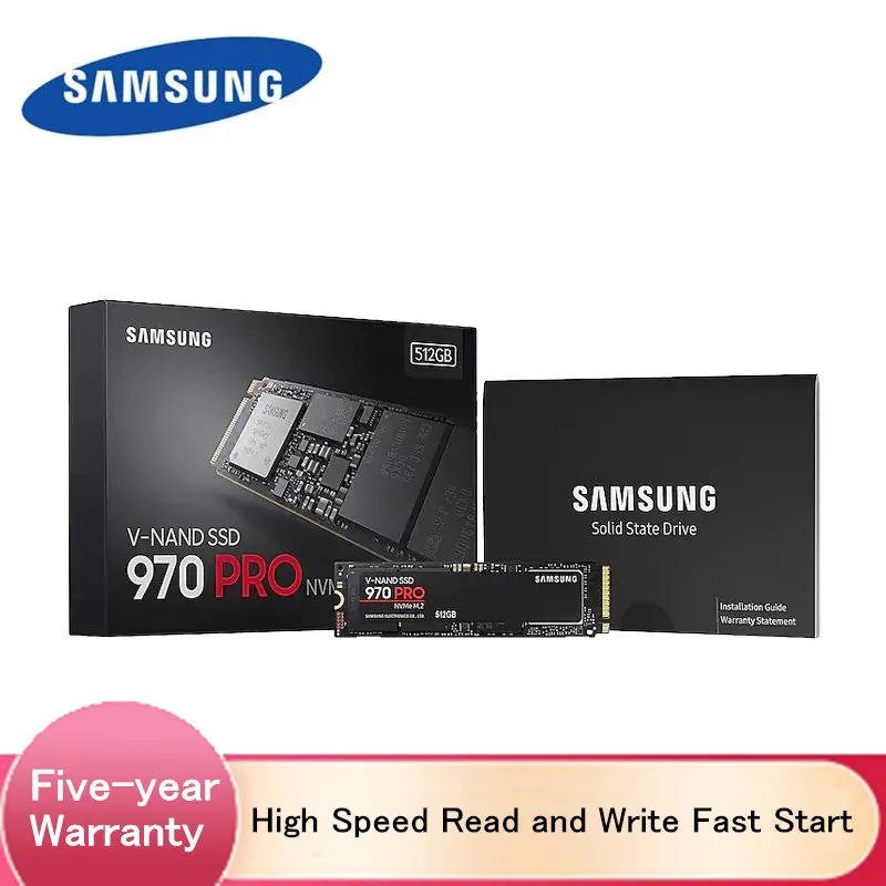 

Оригинальный Samsung 970 PRO NVMe SSD 512 ГБ 1 ТБ NVme M.2 2280 PCIe Gen 3,0x4 MLC Внутренний твердотельный жесткий диск для ноутбука, компьютера
