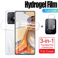 premium screen protector for xiaomi 11t pro front back hydrogel protective for xiaomi 11t 6 67inch lens film