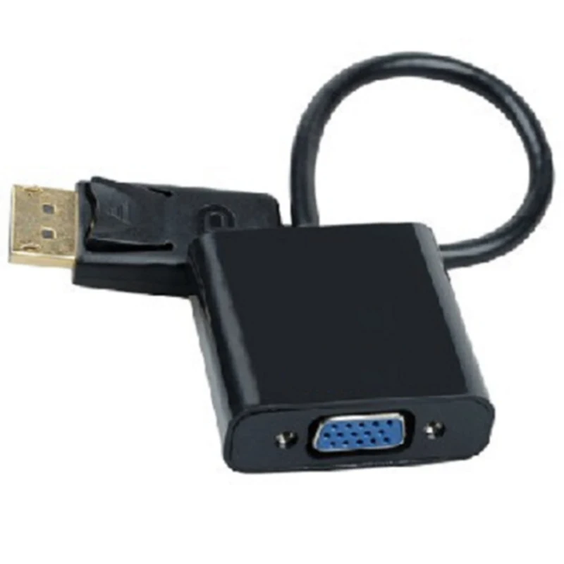 

DisplayPort (DP) to VGA Adapter, 10 Pack, Gold-Plated Display Port Male to Female Compatible with Computer, Desktop, PC