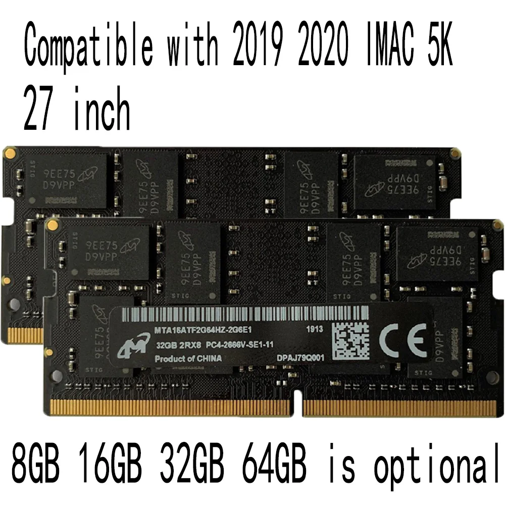 2020 2019 5K 27 дюймов IMAC 64 ГБ 32 16 8 DDR4 2666 2667 apple все-в-одном память для ПК ОЗУ | Компьютеры и