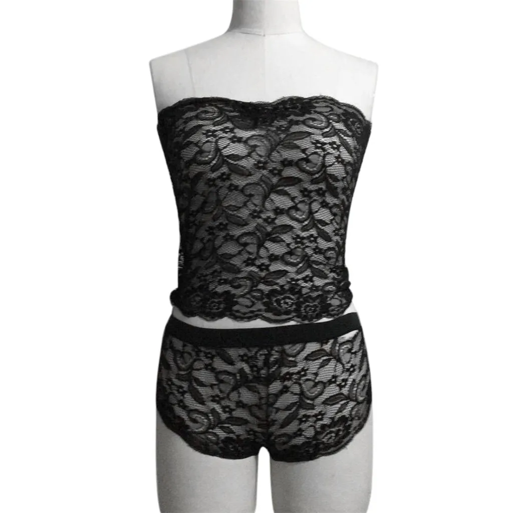 Комплект из 2 предметов Для женщин комплект нижнего белья кружевное платье