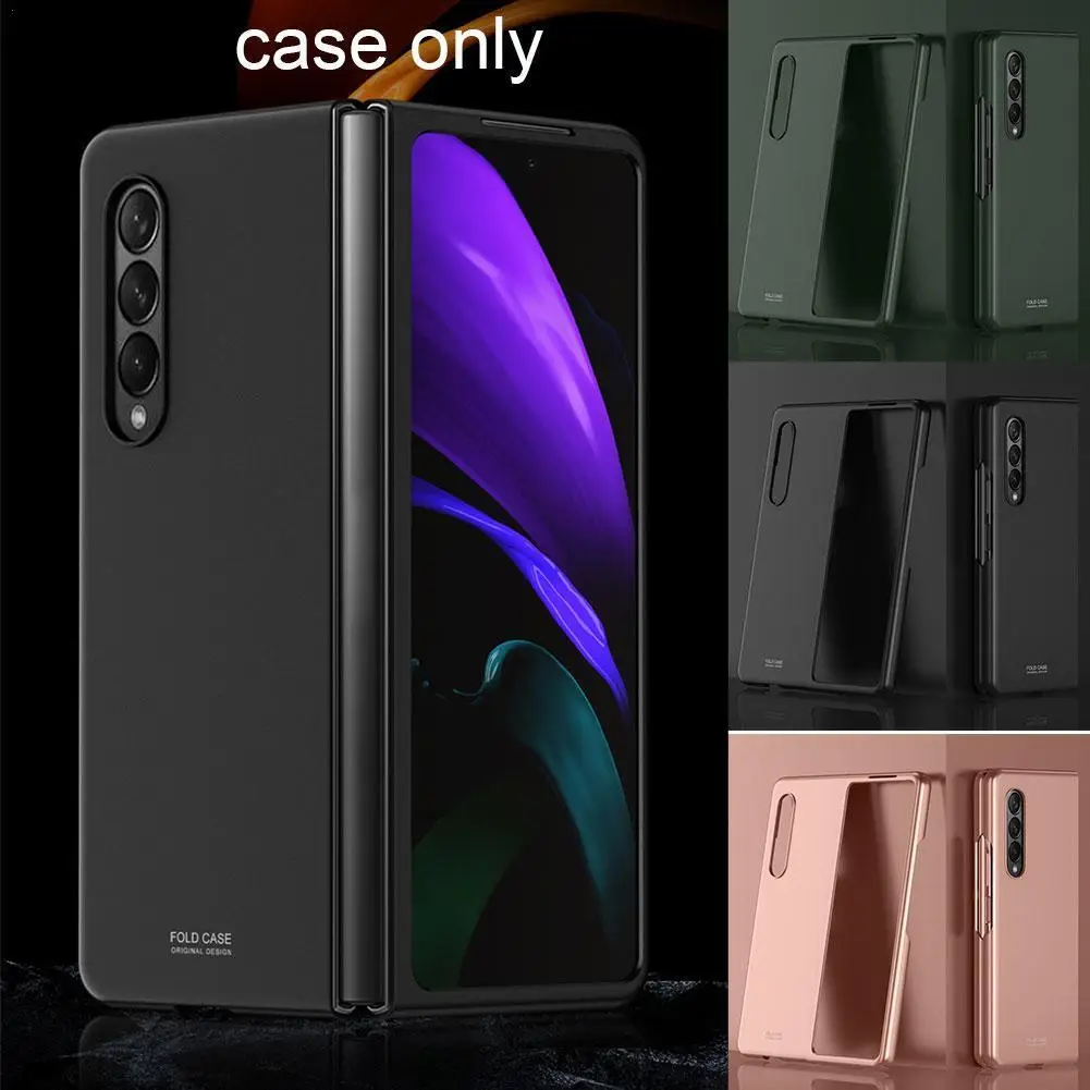 

Folding Business Simple Ultra-thin Carbon Fiber Phone Case For Samsung Galaxy Z Fold3 5G Phone Case