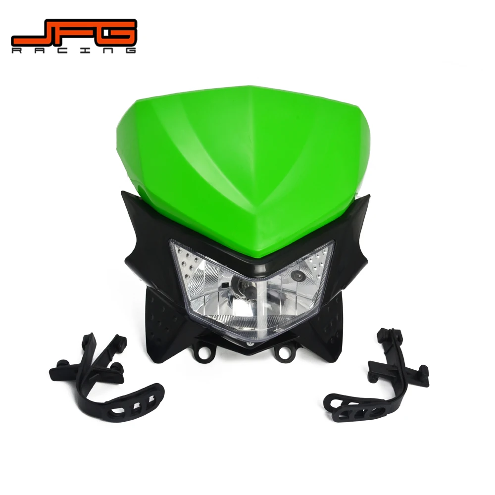 

Мотоцикл Байк для мотокросса супермото Универсальный налобный фонарь для KTM KAWASAKI YAMAHA SUZUKI HONDA EXC XC CRF KXF RMZ