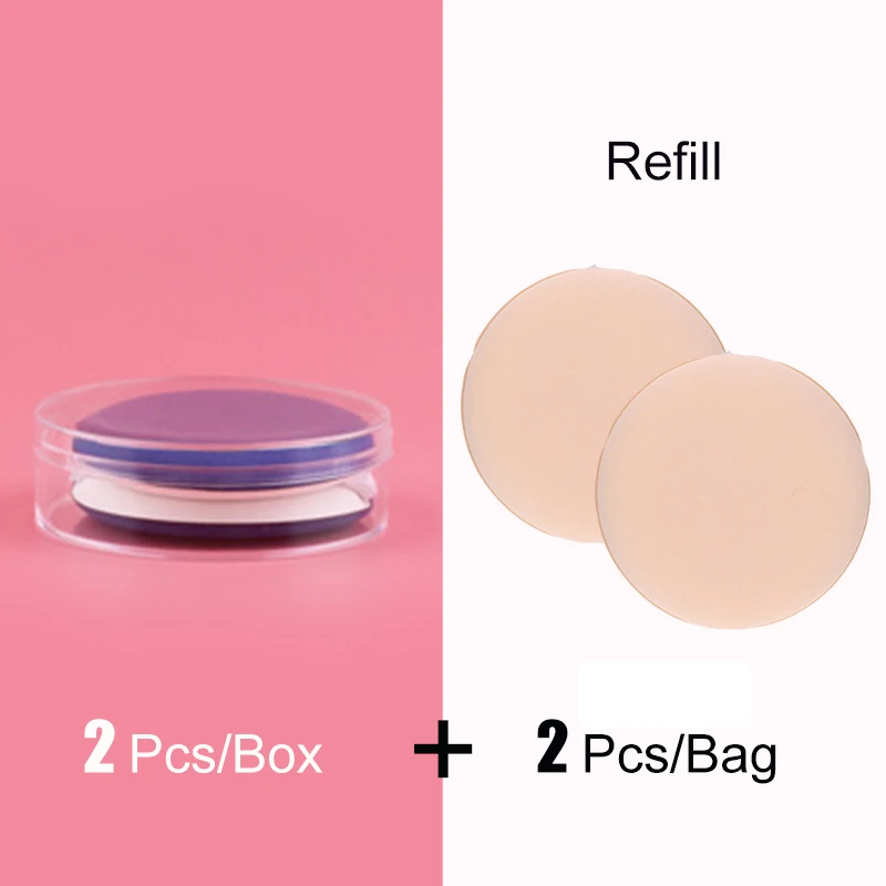 BT021-2KIT-01 ROSALIND спонж для макияжа лица Губка для очистки пудры основа для макияжа пуховка для лица Высокое качество полная Косметика основа инструменты для макияжа - Цвет: BT021-2KIT-01