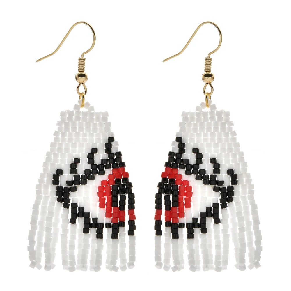 

ZMZY Cute New Earrings For Women Aretes De Mujer MIYUKI Earring Evil Eye Femme Boho Handmade Loom Beads Jewelry Gift