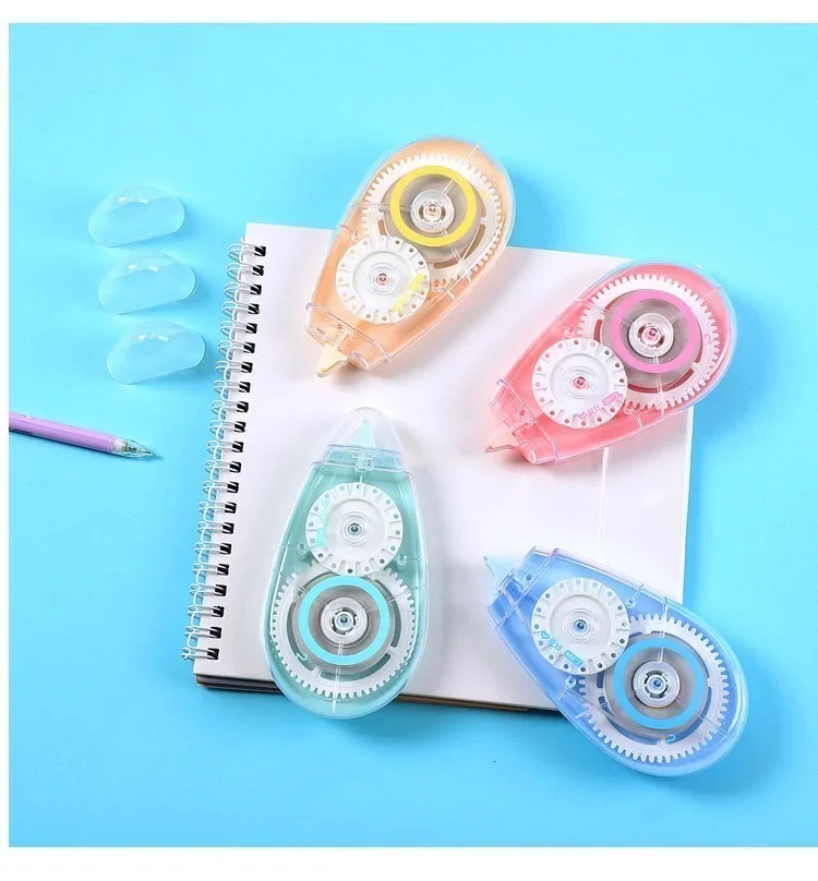 1 шт., 5 мм X 25 м, милая Корректирующая лента для конфет, Kawaii, прозрачный корректор высокой емкости, Модифицированная лента, школьные принадлежности, канцелярские принадлежности