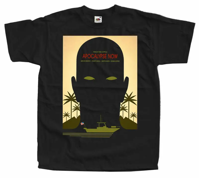 Черная футболка с надписью Apocalypse Now все размеры от S до 5XL v24|Мужские футболки| |