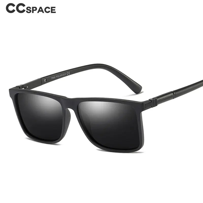 45968 пластиковые титановые поляризованные Квадратные Солнцезащитные очки для