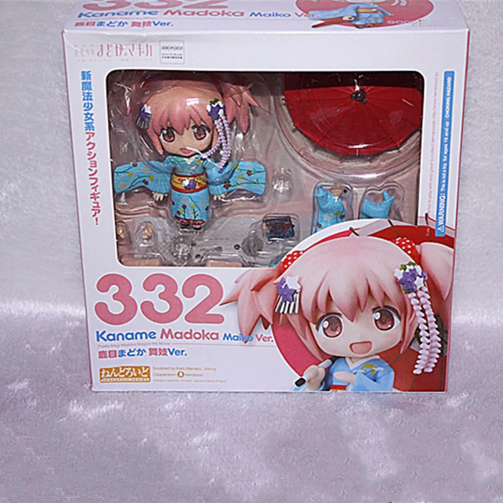 

Anime Figures Puella Magi Madoka Magica Kaname Madoka #332 Ver.PVC Toys Collection Lovely Girl Doll Action Figma Juguetes Model